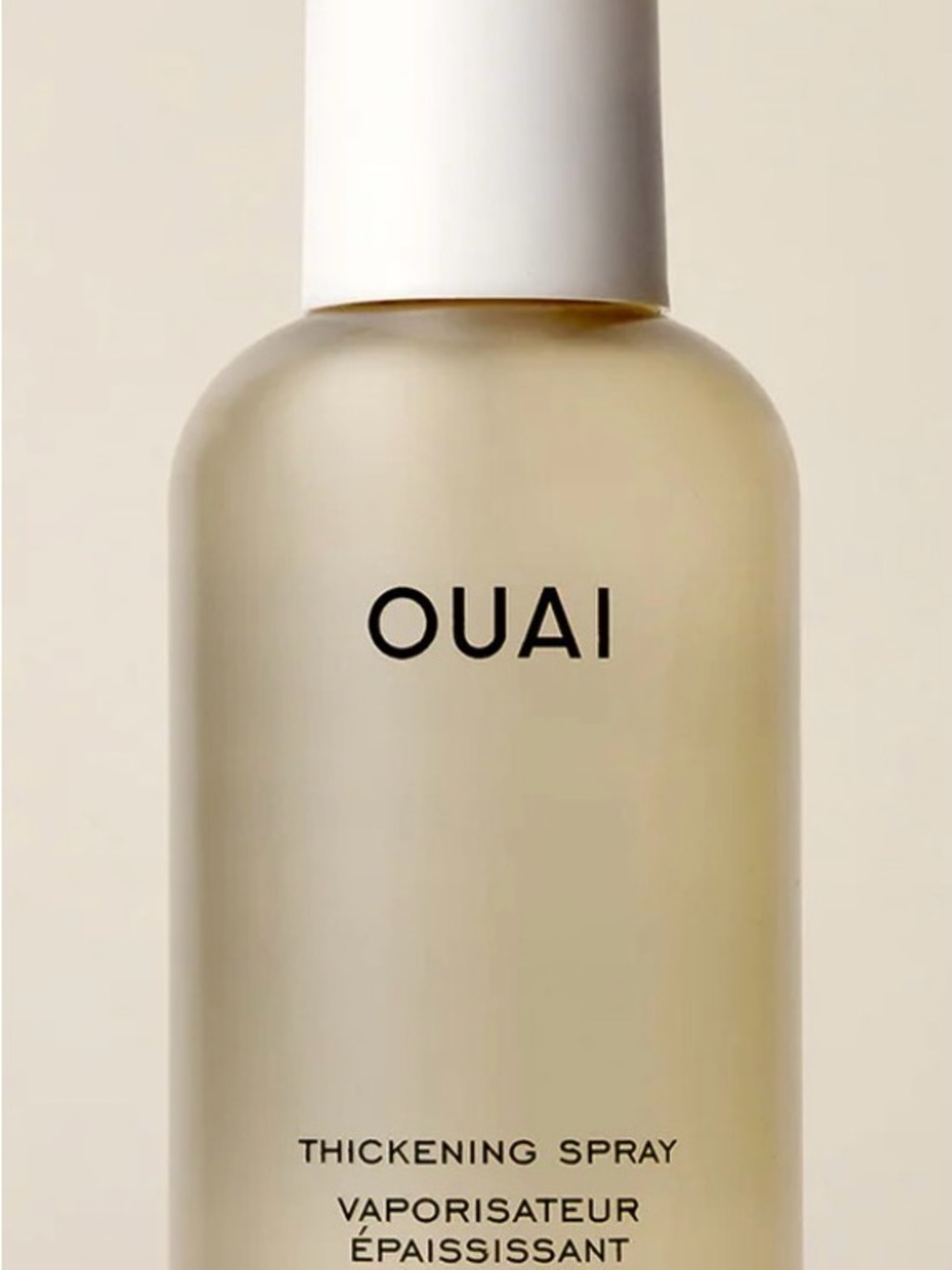 OUAI Thickening Spray - Cream Bottle